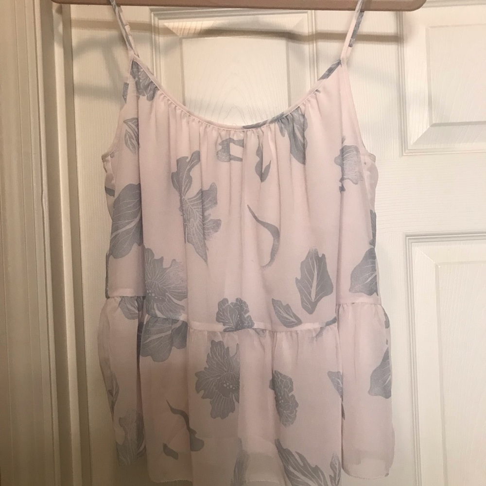 Aritzia tiered print Camisole size L